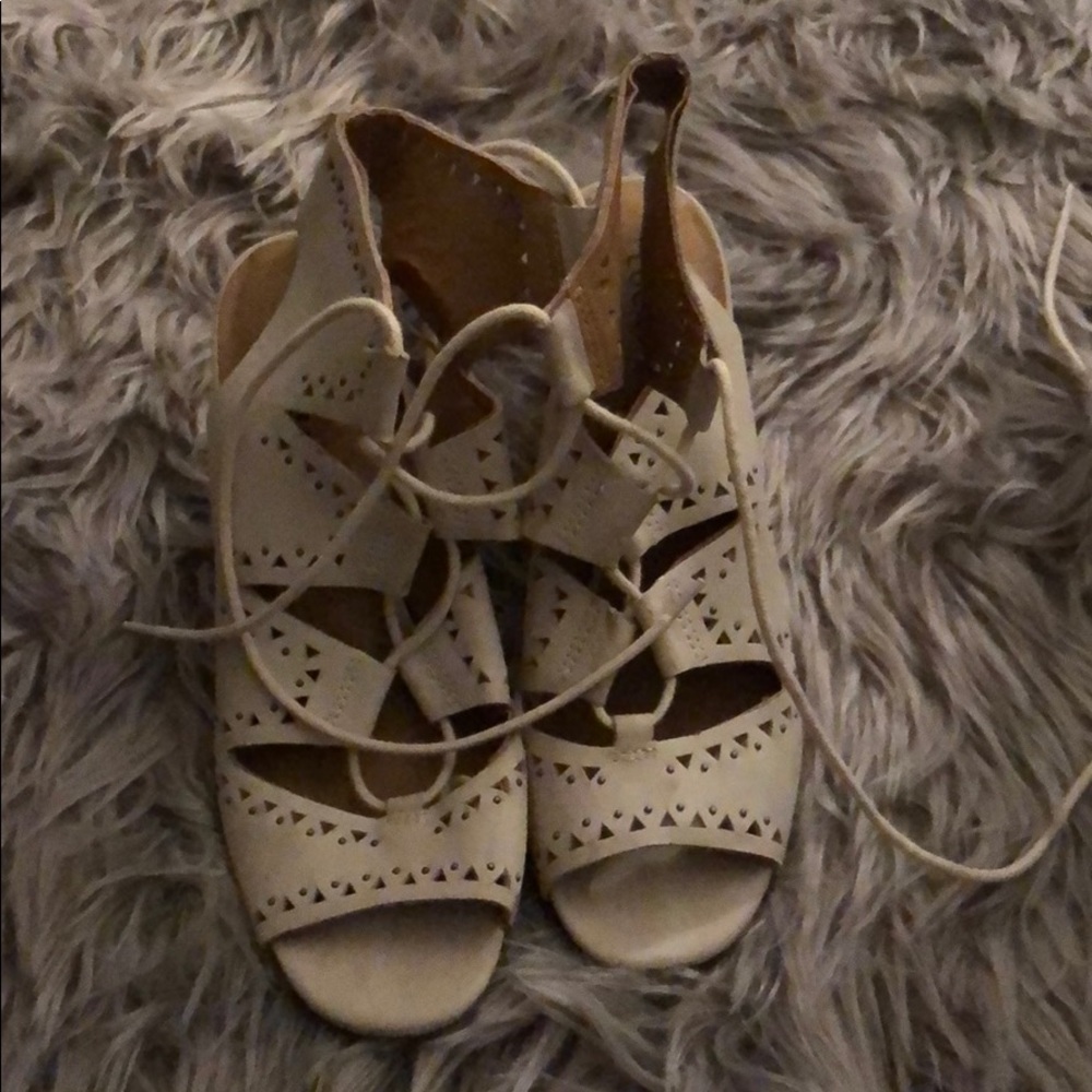 Lucky Brand Heeled Sandals 7.5
